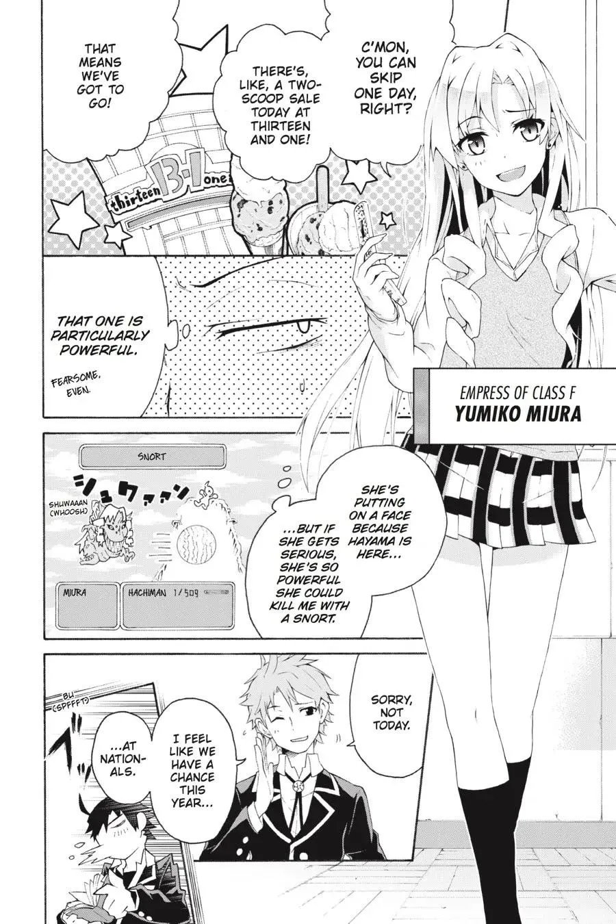 My Youth Romantic Comedy Is Wrong as I Expected,Chapter 4,No.7